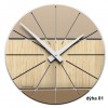 Designerski zegar 10-029 natur CalleaDesign Benja 35cm (różne kolory okleiny) (Obr. 0)