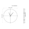 Designerski zegar ścienny TM902 Timeless 90cm (Obr. 1)