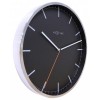 Designové nástěnné hodiny 3071zw Nextime Company Black Stripe 35cm (Obr. 0)