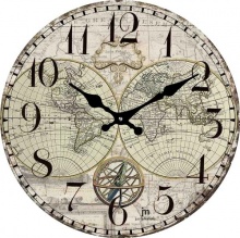 Designerski zegar ścienny 14863 Lowell 34cm