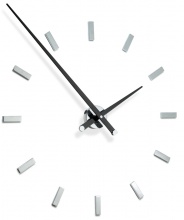 Designerski zegar ścienny Nomon TACON 12L black 100cm