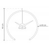 Designerski zegar stojący Nomon Omega 43cm (Obr. 1)