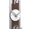 Designerski zegar 10-026 natur CalleaDesign Thin 58cm (różne wzory okleiny) (Obr. 4)