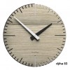 Designerski zegar 10-025 natur CalleaDesign Exacto 36cm (różne wzory okleiny) (Obr. 1)