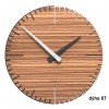 Designerski zegar 10-025 natur CalleaDesign Exacto 36cm (różne wzory okleiny) (Obr. 3)