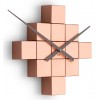 Designerski samoprzylepny zegar ścienny Future Time FT3000CO Cubic copper (Obr. 1)