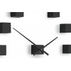 Designerski samoprzylepny zegar ścienny Future Time FT3000BK Cubic black (Obr. 3)