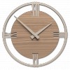 Designové hodiny 10-216n natur CalleaDesign Sirio 60cm (více dekorů dýhy) (Obr. 2)