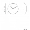 Designové nástěnné hodiny Nomon Jazz G 34cm (Obr. 1)
