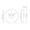 Designové stolní hodiny Nomon Aire G small 30cm (Obr. 3)