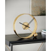 Designerski zegar stołowy Endless antik gold/black 32cm (Obr. 0)