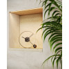 Designerski zegar stołowy Endless lacquered black/black 32cm (Obr. 2)