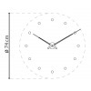 Designerski zegar ścienny Nomon Rodon 12N Gold 74cm (Obr. 1)