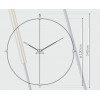 Designerski zegar ścienny Nomon Delmori N czarny 130cm (Obr. 6)