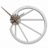Designerski zegar 10-118 CalleaDesign Snail 45cm (różne wersje kolorystyczne) (Obr. 0)