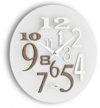Designerski zegar ścienny I036GRA IncantesimoDesign 35cm