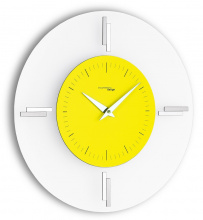 Designové nástěnné hodiny I060MG yellow IncantesimoDesign 35cm