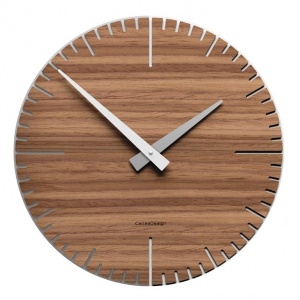 Designerski zegar 10-025 natur CalleaDesign Exacto 36cm (różne wzory okleiny)