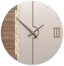 Designerski zegar 10-213 CalleaDesign Tristan Swarovski 60cm (różne wersje kolorystyczne)