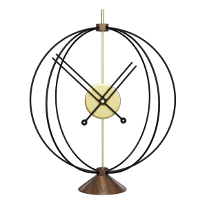 Designerski zegar stołowy AT310 Atom 35cm