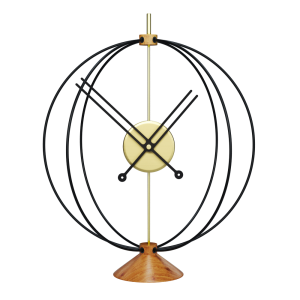 Designerski zegar stołowy AT311 Atom 35cm
