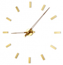 Designerski zegar ścienny Nomon Tacon 12N Gold 100cm 