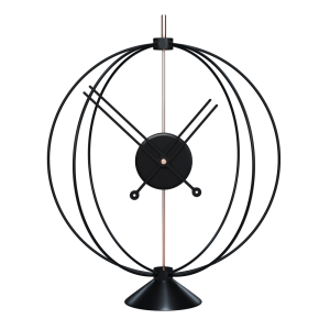 Designerski zegar stołowy AT313 Atom 35cm