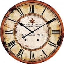 Designerski zegar ścienny 14862 Lowell 34cm