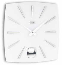 Designerski zegar ścienny z wahadłem I198BL IncantesimoDesign 40cm