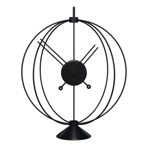 Designerski zegar stołowy AT301 Atom 35cm