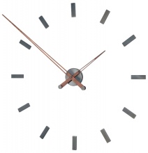 Designerski zegar ścienny Nomon Tacon Graphite 100cm