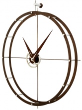 Designerski zegar ścienny Nomon Doble ON 80cm