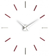 Designerski zegar ścienny I200MVN red IncantesimoDesign 90-100cm