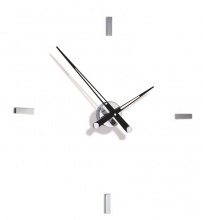 Designerski zegar ścienny Nomon Tacon 4i black 73cm