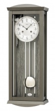 Luksusowy mechaniczny wahadłowy zegar ścienny 2748 czarny orzech AMS 66cm