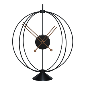 Designerski zegar stołowy AT303 Atom 35cm
