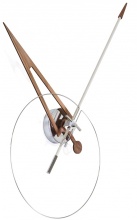 Designerski zegar ścienny Nomon Cris white 70cm