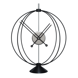 Designerski zegar stołowy AT305 Atom 35cm