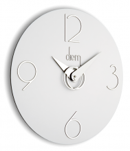 Designerski zegar ścienny I501BN white IncantesimoDesign 40cm