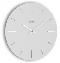 Designerski zegar ścienny I502BN white IncantesimoDesign 40cm