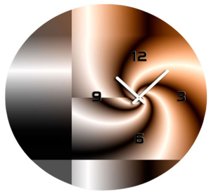 Designerski zegar ścienny 5075-0002 DX-time 40cm