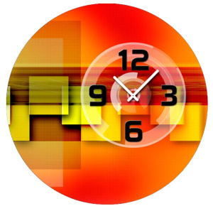 Designerski zegar ścienny 5086-0002 DX-time 40cm