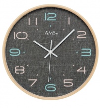 Designerski zegar ścienny 5513 AMS sterowany sygnałem radiowym 28cm