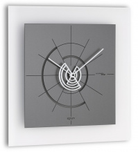 Designové nástěnné hodiny I558AN smoke grey IncantesimoDesign 40cm