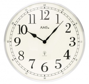 Zegar ścienny 5606 AMS sterowane sygnałem radiowym 40cm