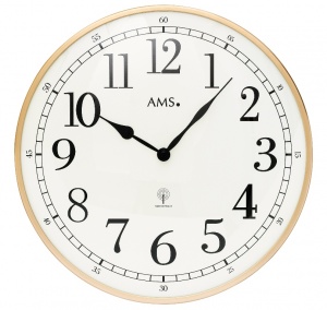 Zegar ścienny 5607 AMS sterowany sygnałem radiowym 40cm