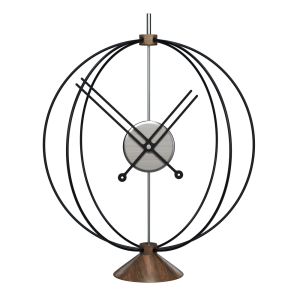 Designerski zegar stołowy AT307 Atom 35cm