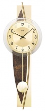 Designerski wahadłowy zegar ścienny 7453 AMS 67cm