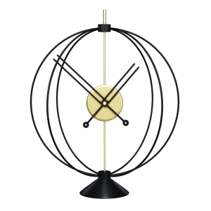 Designerski zegar stołowy AT308 Atom 35cm