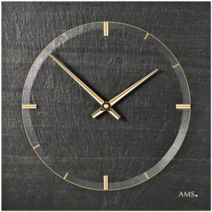 Zegar ścienny zegar łupkowy 9516 AMS 30cm